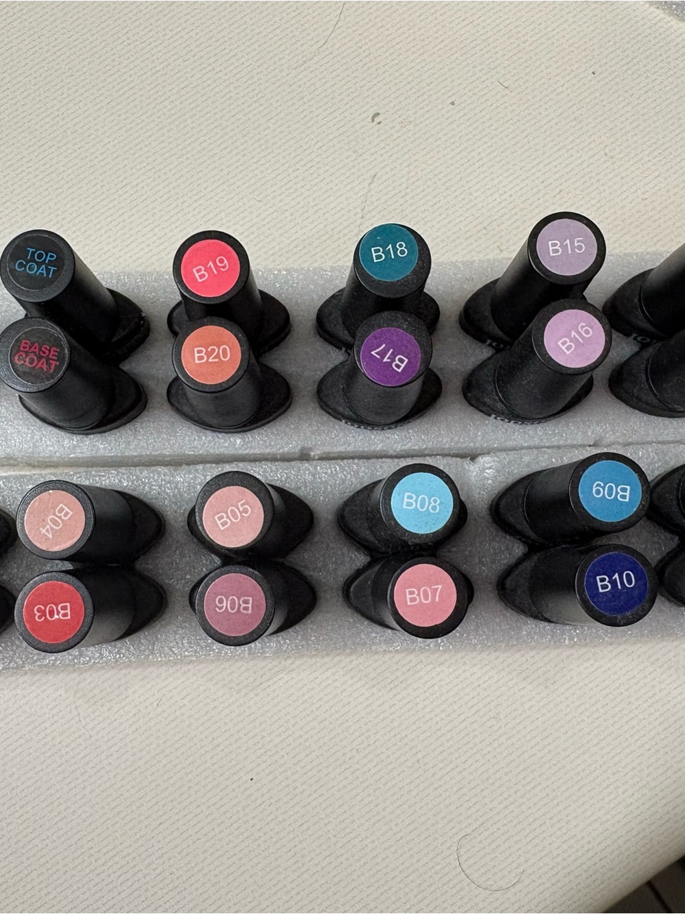 Jodsone Gel Nail Polish Lot – 20 Colors + Base & Matte Top Coat